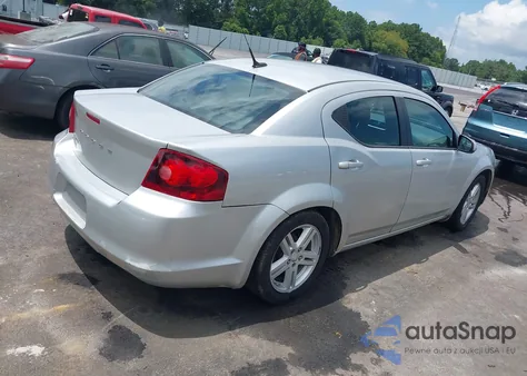2011 Dodge Avenger Mainstreet z USA, uszkodzony, nr VIN 1B3BD1FB7BN502233